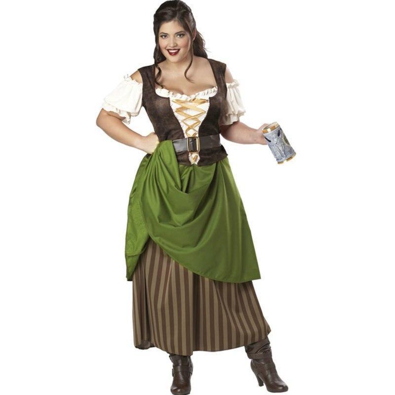 Tavern Maiden Women's Costume - Plus Size| Party Zone USA