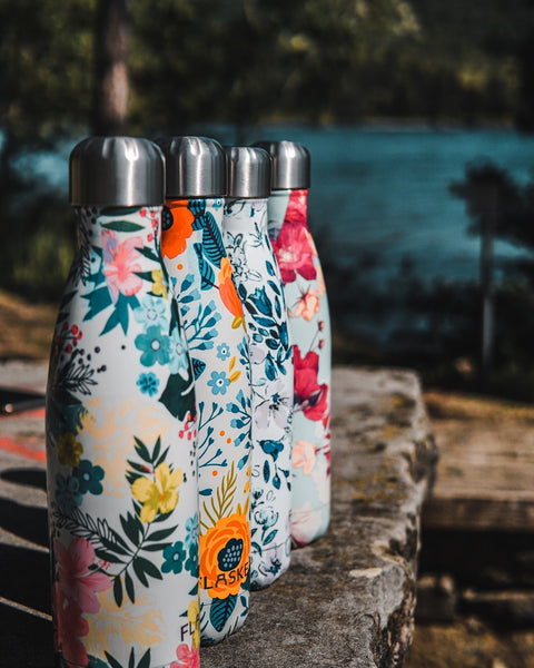 painted hydro flask flowers