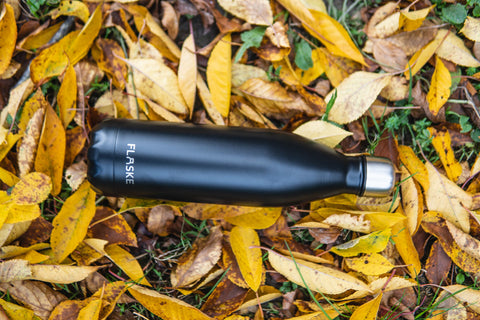 reusable stainless steel water bottle