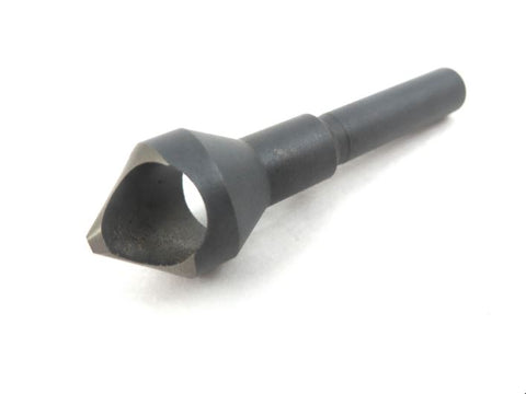 A single flute deburring tool