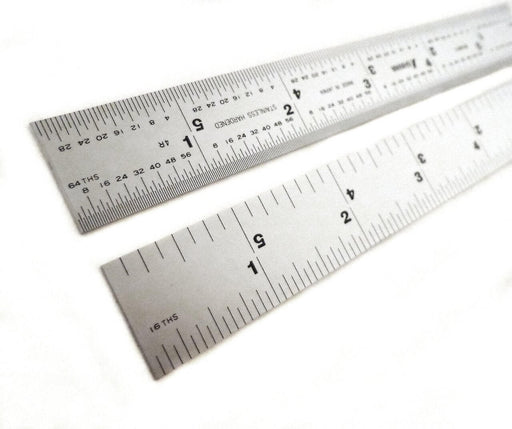 Stainless Steel Ruler Machinist Ruler metric Ruler imperial - Temu