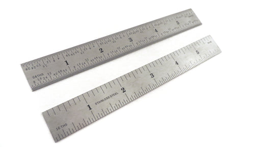iGaging 12 Rigid Stainless Steel English/Metric Rulers (1/32:, 1/64, —  Taylor Toolworks