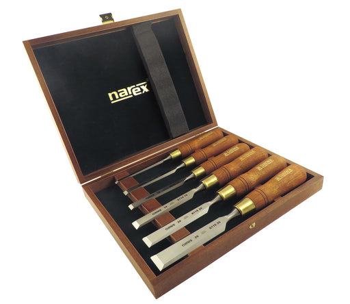 Narex 9 Piece Carving Chisel Set in Wooden Presentation Box