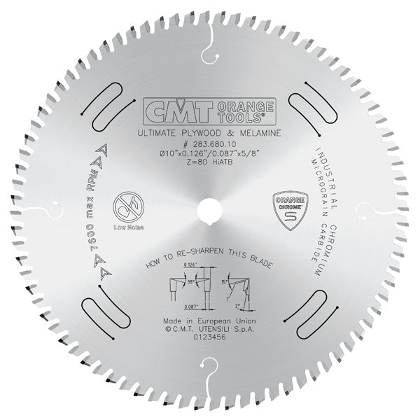 のぼり「リサイクル」 CMT 226.580.12 Stainless Steel Saw Blade with 12-Inch by 80  Teeth 8-Degree FWF and 1-Inch Bore