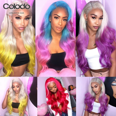 colored human hair wigs