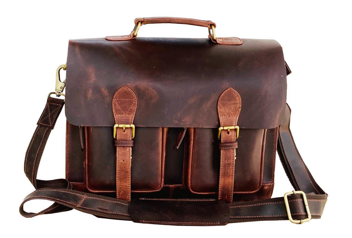 Dawson Leather Messenger Bag – Montana Hudson