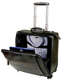Genuiine Leather Spinner 4 Wheeler Trolley Laptop Bag - MIRELLE Leather and Lifestyle