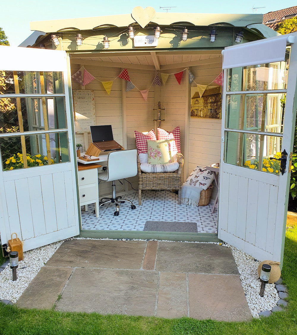 Bureau à domicile en plein air