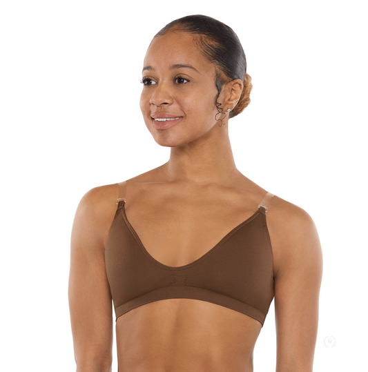 Energetiks Costume Bra with Clear Straps – The Station Dancewear & Studio  Rental