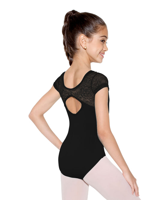 So Danca Girls Lace Cap Sleeve Leotard - SDE1814 – The Station Dancewear &  Studio Rental