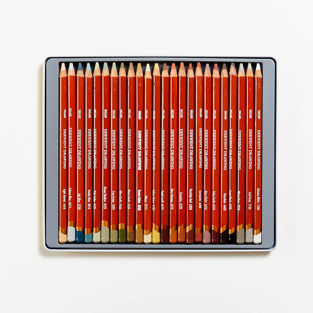 Derwent Drawing Colour Pencils Set of 24 Melbourne Artists' Supplies