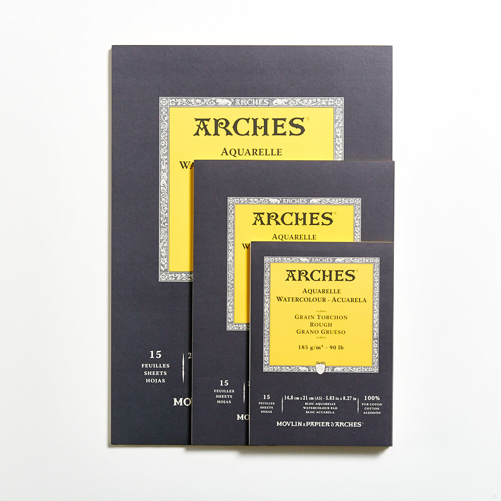 ARCHES - Bloc papier aquarelle - 185g - 20 feuilles