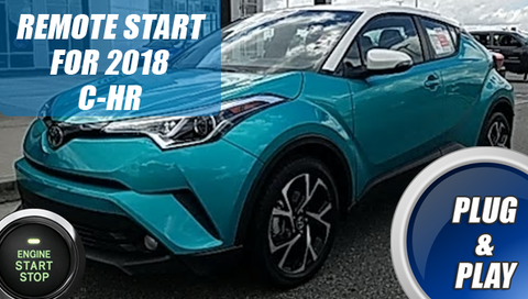 2018 toyota chr remote start