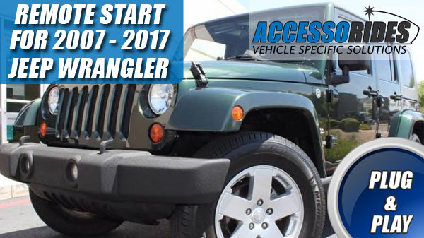 Remote Start for Jeep Wrangler JK 2007 - 2017 Plug & Play - KEY START –  Accessorides
