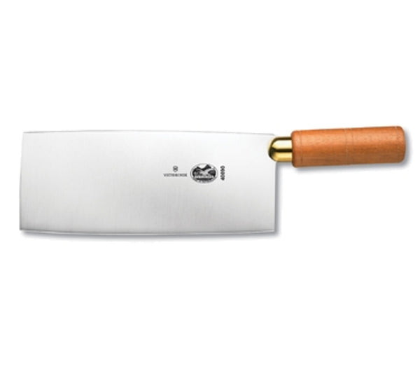 Victorinox Wood Kitchen Cleaver Maple - Fixed Blade