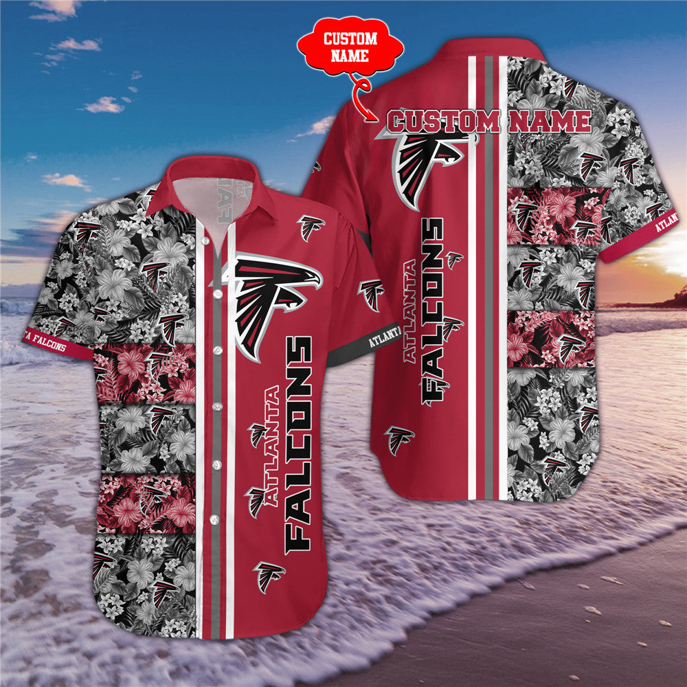 Atlanta Falcons Floral Summer Shirt