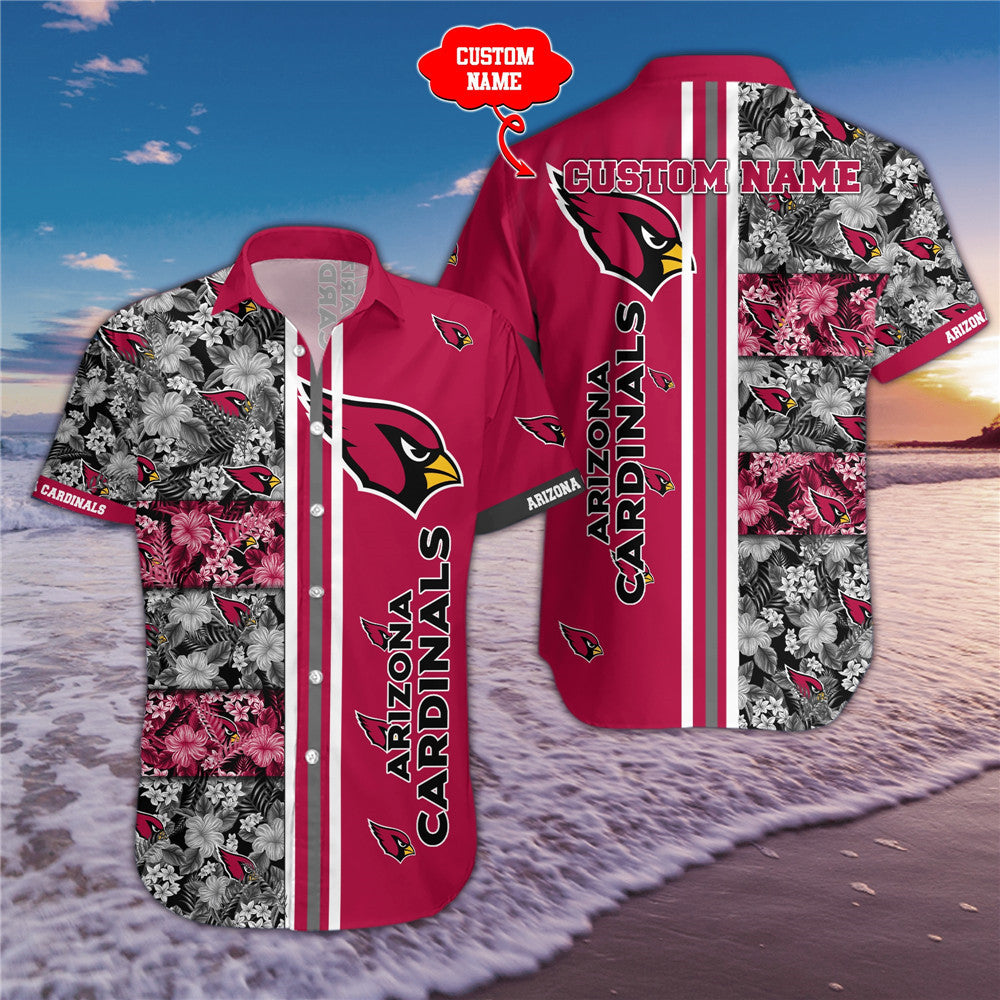 Arizona Cardinals Floral Summer Shirt