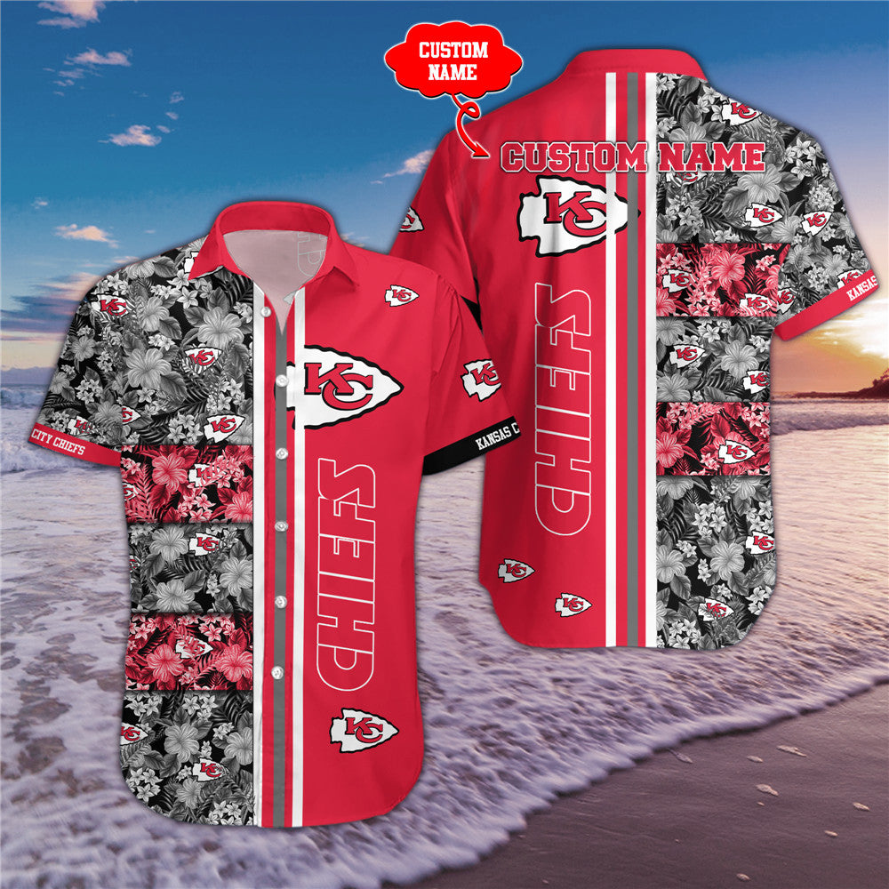 Kansas City Chiefs Floral Summer Shirt