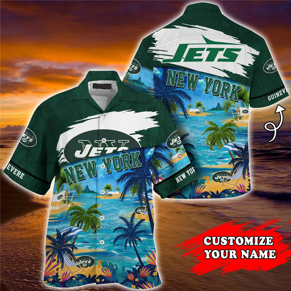 New York Jets Cool Hawaiian Shirt
