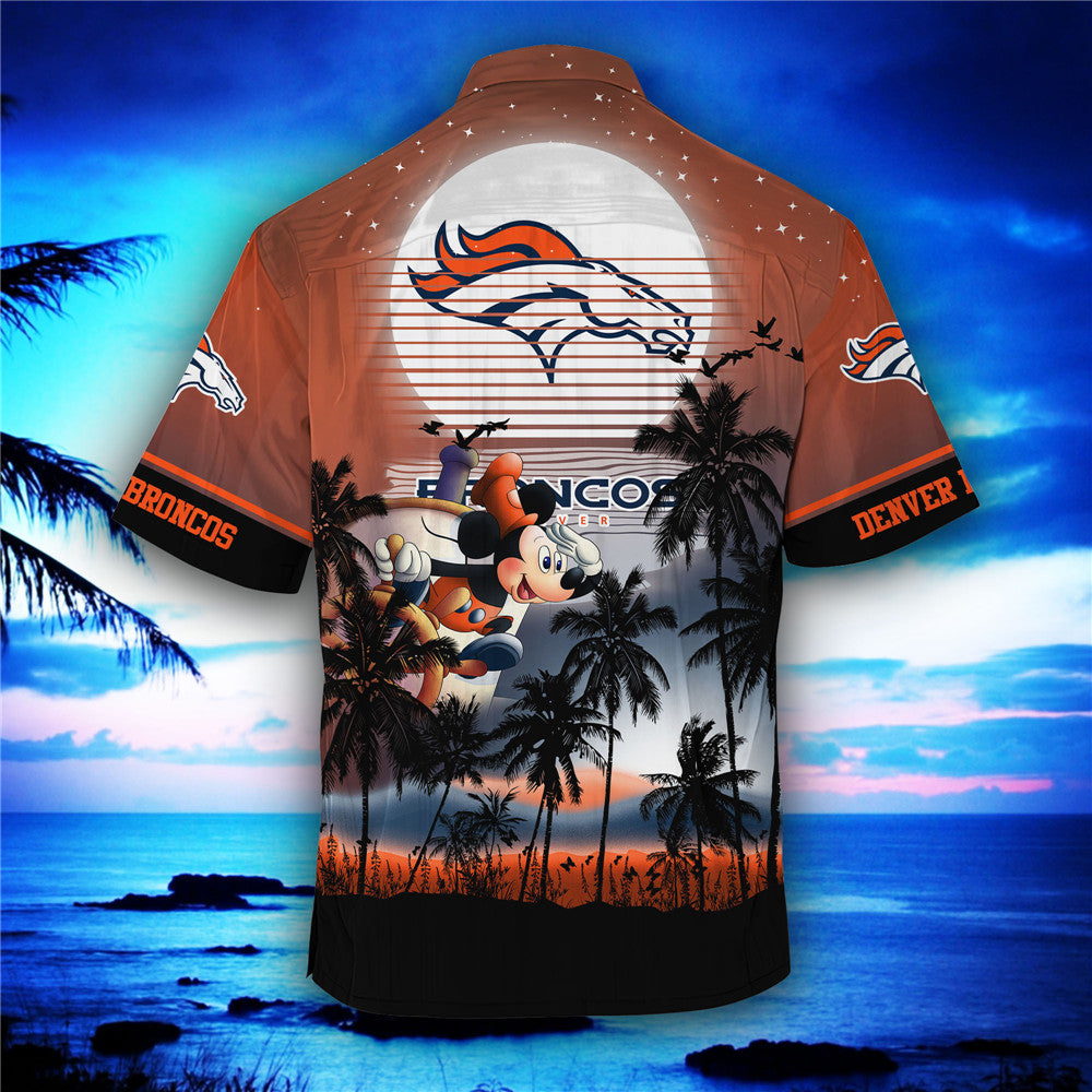 Denver Broncos Starry Night Hawaiian Shirt