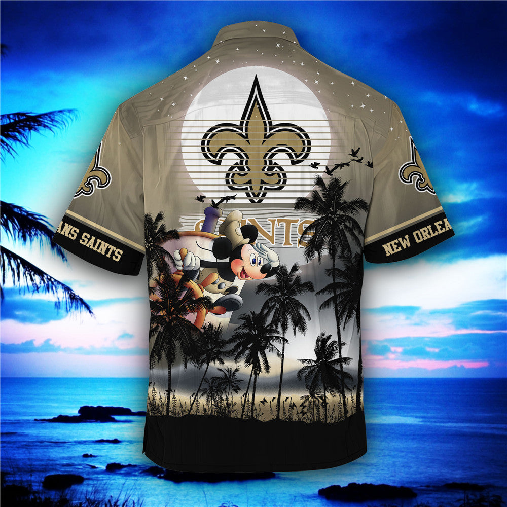 New Orleans Saints Starry Night Hawaiian Shirt