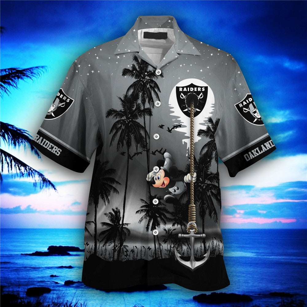 Las Vegas Raiders Starry Night Hawaiian Shirt