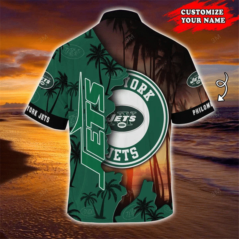 New York Jets Hawaiian 3D Shirt