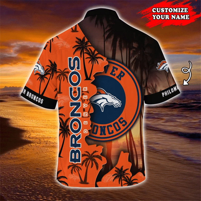 Denver Broncos Hawaiian 3D Shirt