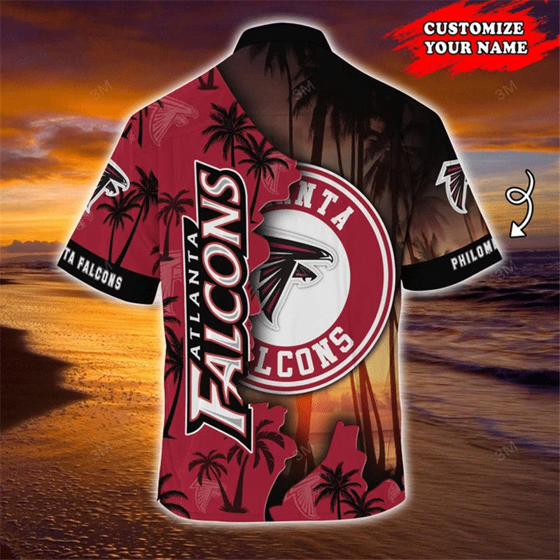 Atlanta Falcons Hawaiian 3D Shirt