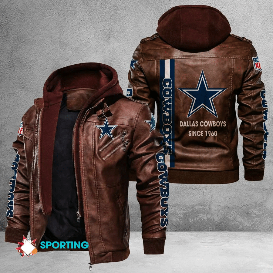 Dallas Cowboys Casual Leather Jacket