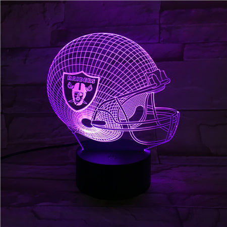 Las Vegas Raiders 3D LED Lamp