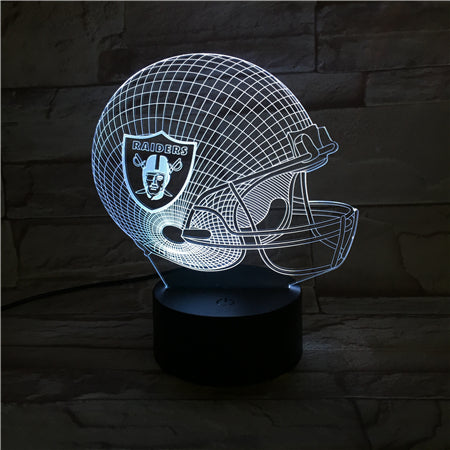 Las Vegas Raiders 3D LED Lamp