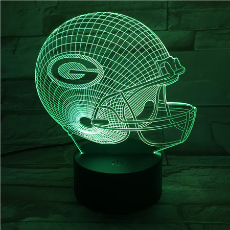 Green Bay Packers 3D LED Lamp