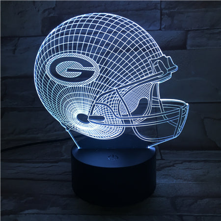 Green Bay Packers 3D LED Lamp