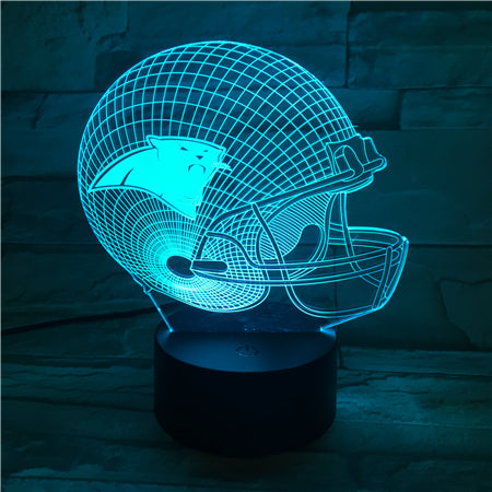 Carolina Panthers 3D Illusion LED Lamp