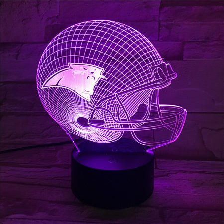 Carolina Panthers 3D Illusion LED Lamp