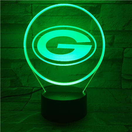 Green Bay Packers 3D LED Lamp