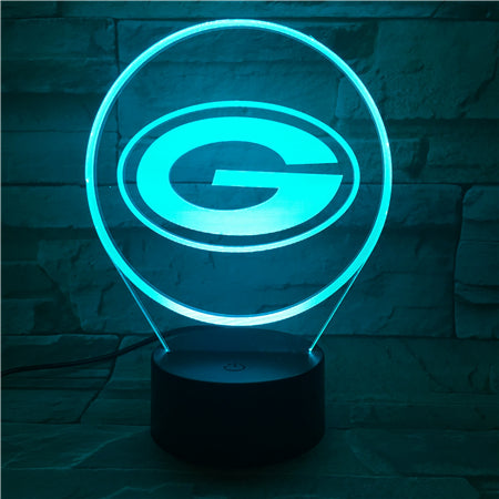 Green Bay Packers 3D LED Lamp