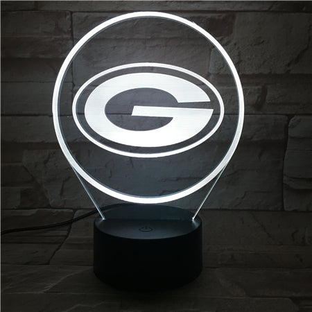 Green Bay Packers 3D LED Lamp