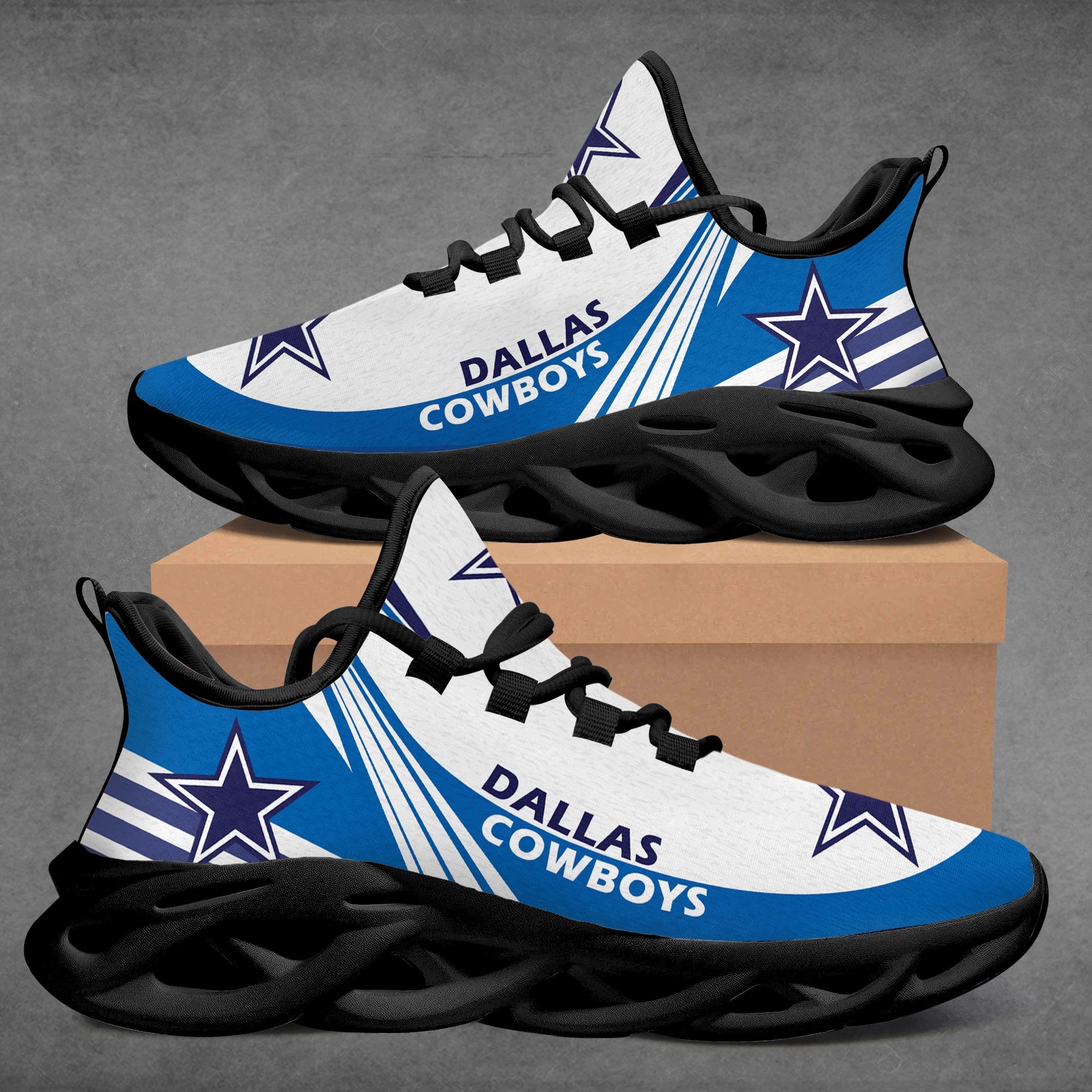 Dallas Cowboys Casual 3D Air Max Running Shoes