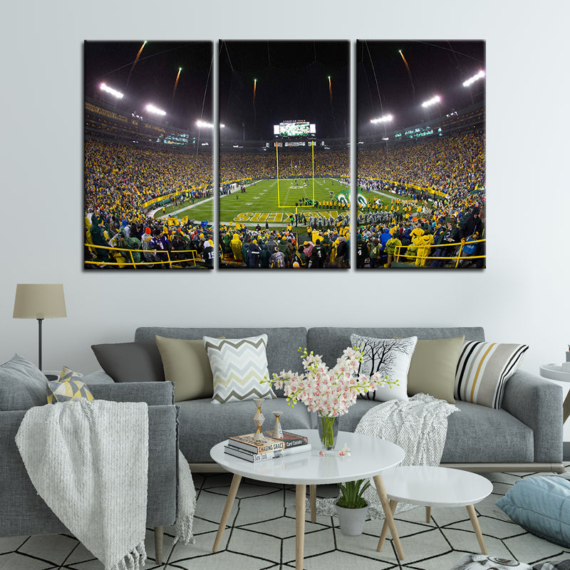 Green Bay Packers Stadium Wall Canvas