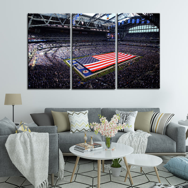 Indianapolis Colts Stadium Wall Canvas