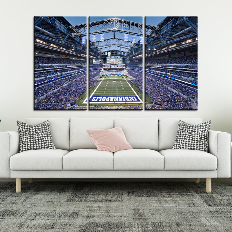 Indianapolis Colts Stadium Wall Canvas
