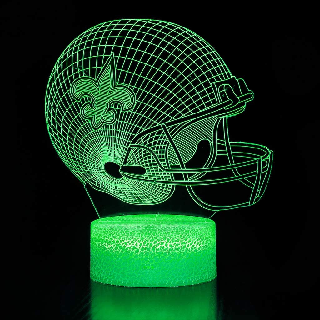 New Orleans Saints 3D LED Lamp