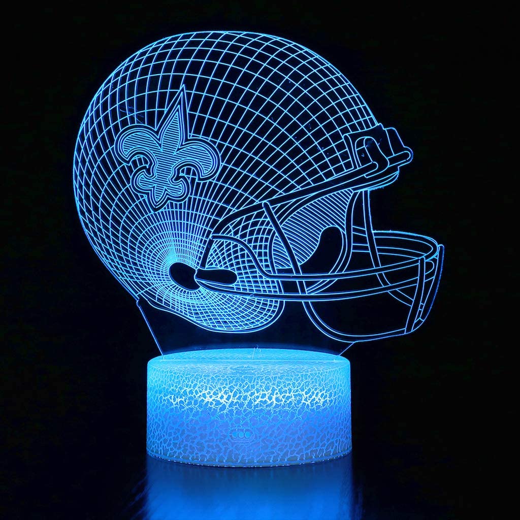 New Orleans Saints 3D LED Lamp
