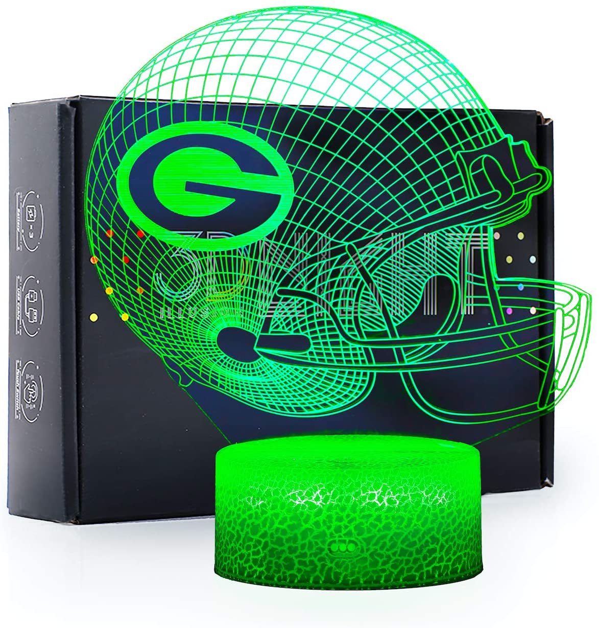 Green Bay Packers 3D LED Lamp
