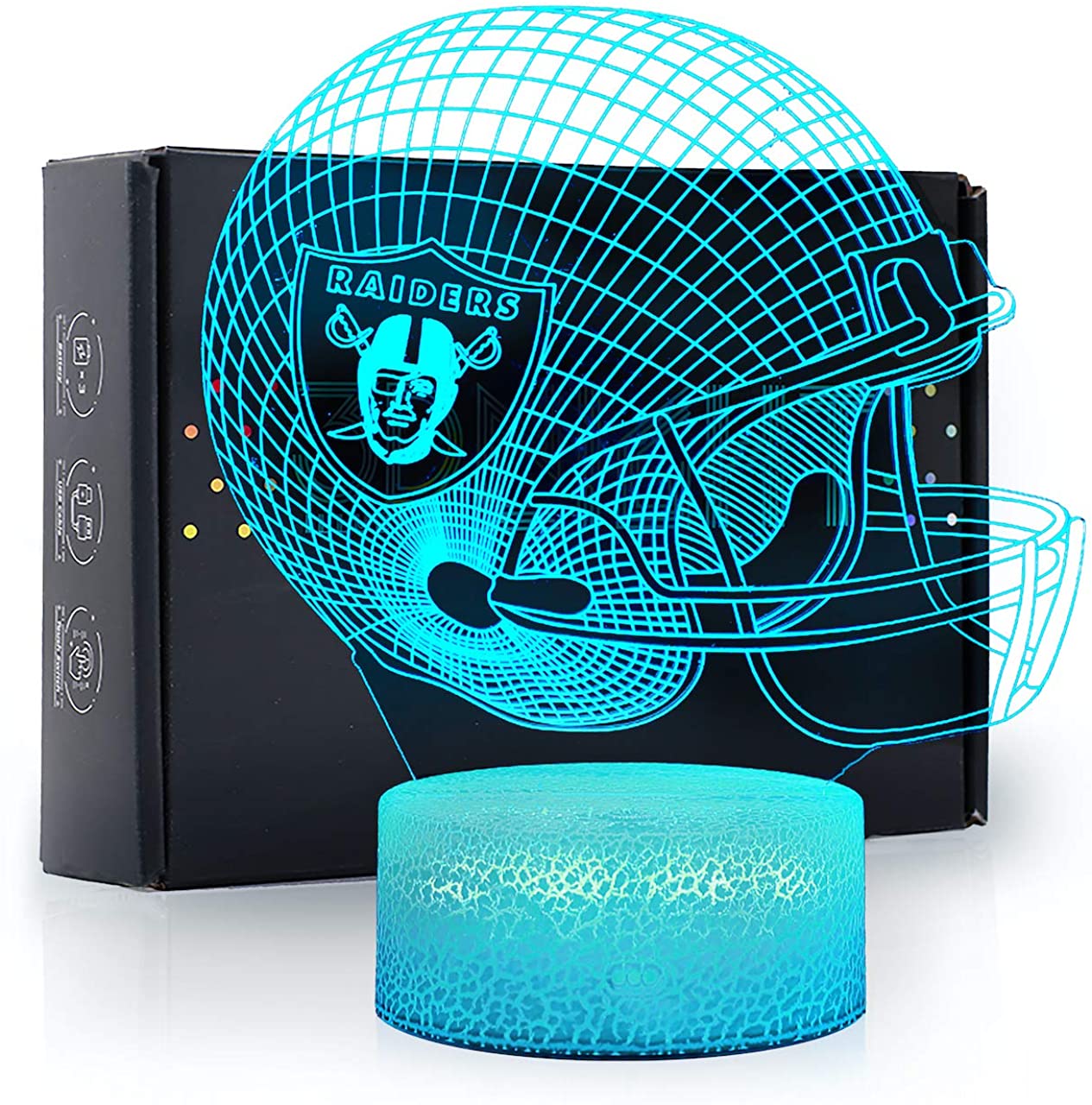 Las Vegas Raiders 3D LED Lamp