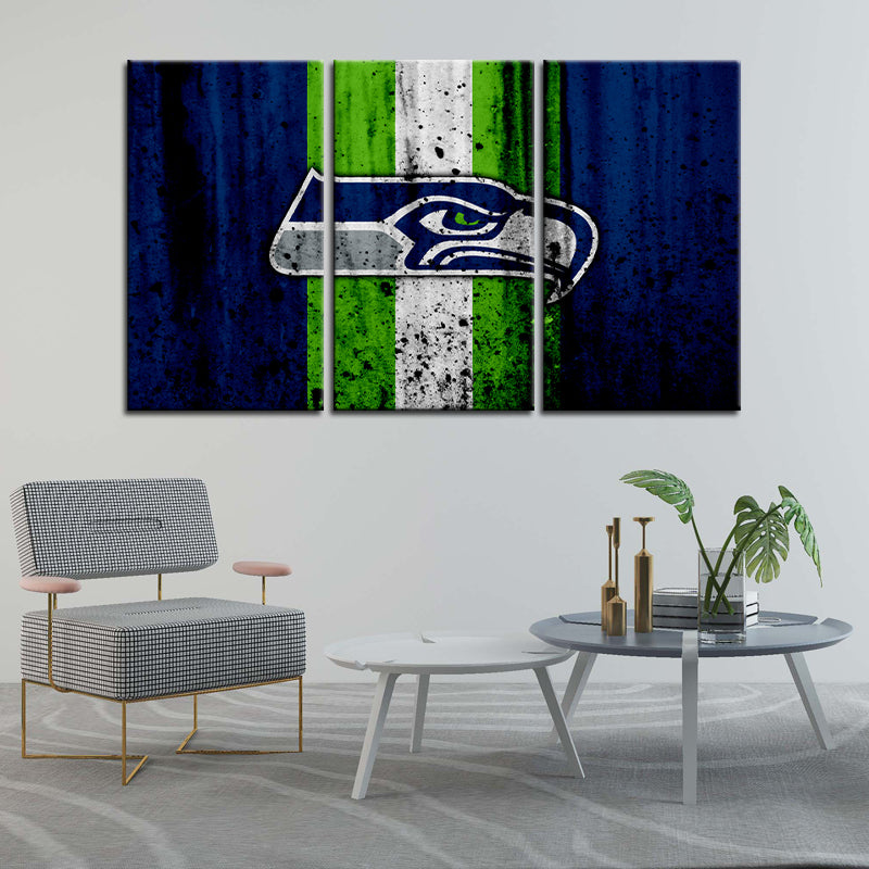 Seattle Seahawks Rough Style Wall Canvas