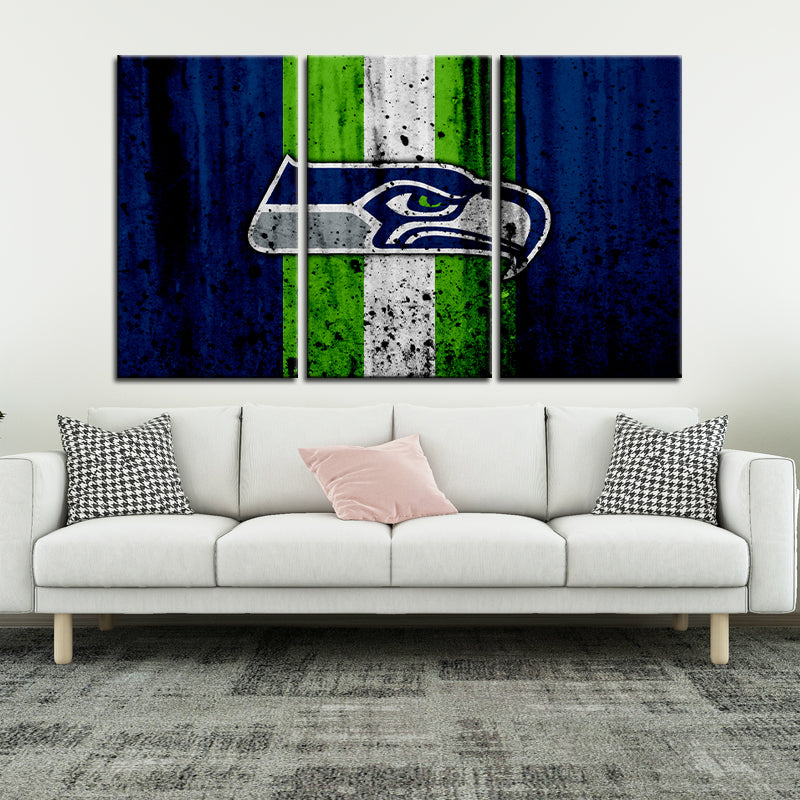 Seattle Seahawks Rough Style Wall Canvas