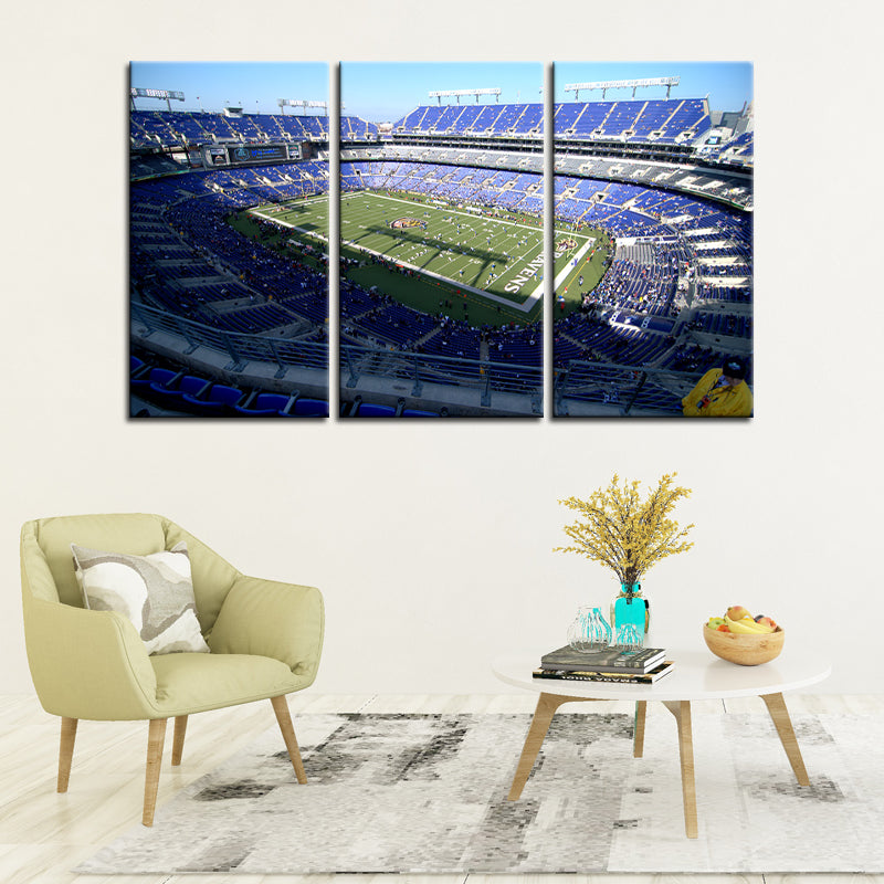 Baltimore Ravens Stadium Wall Canvas